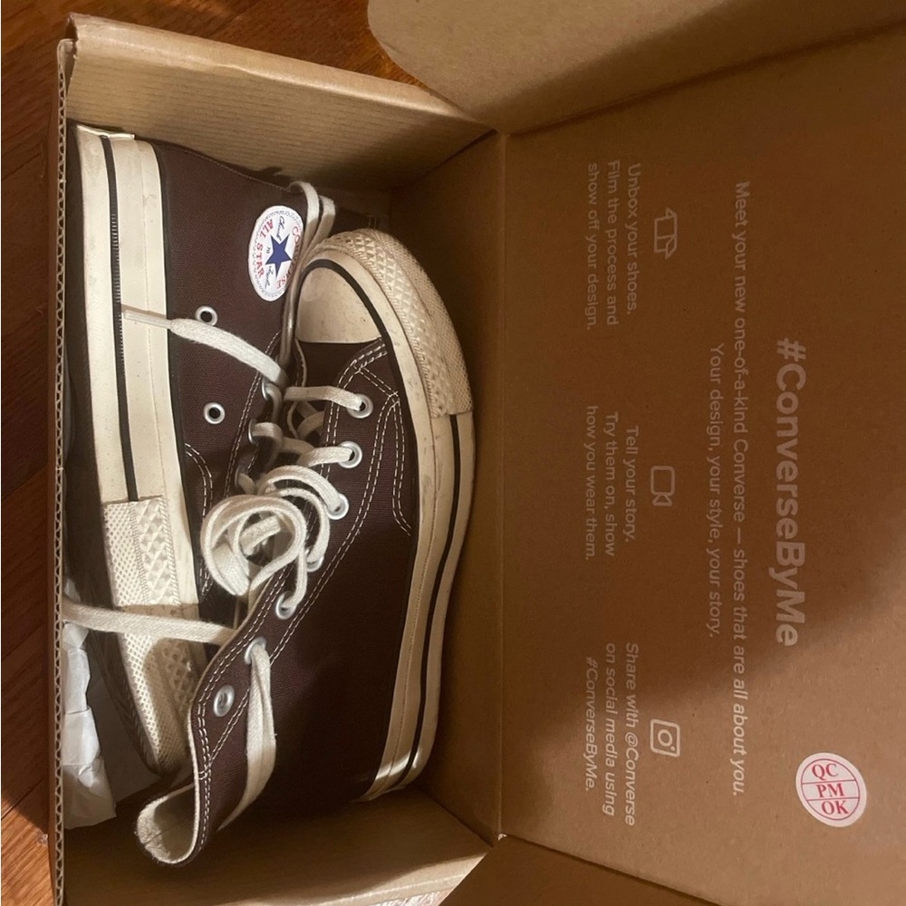 Brown High-Top Converse
